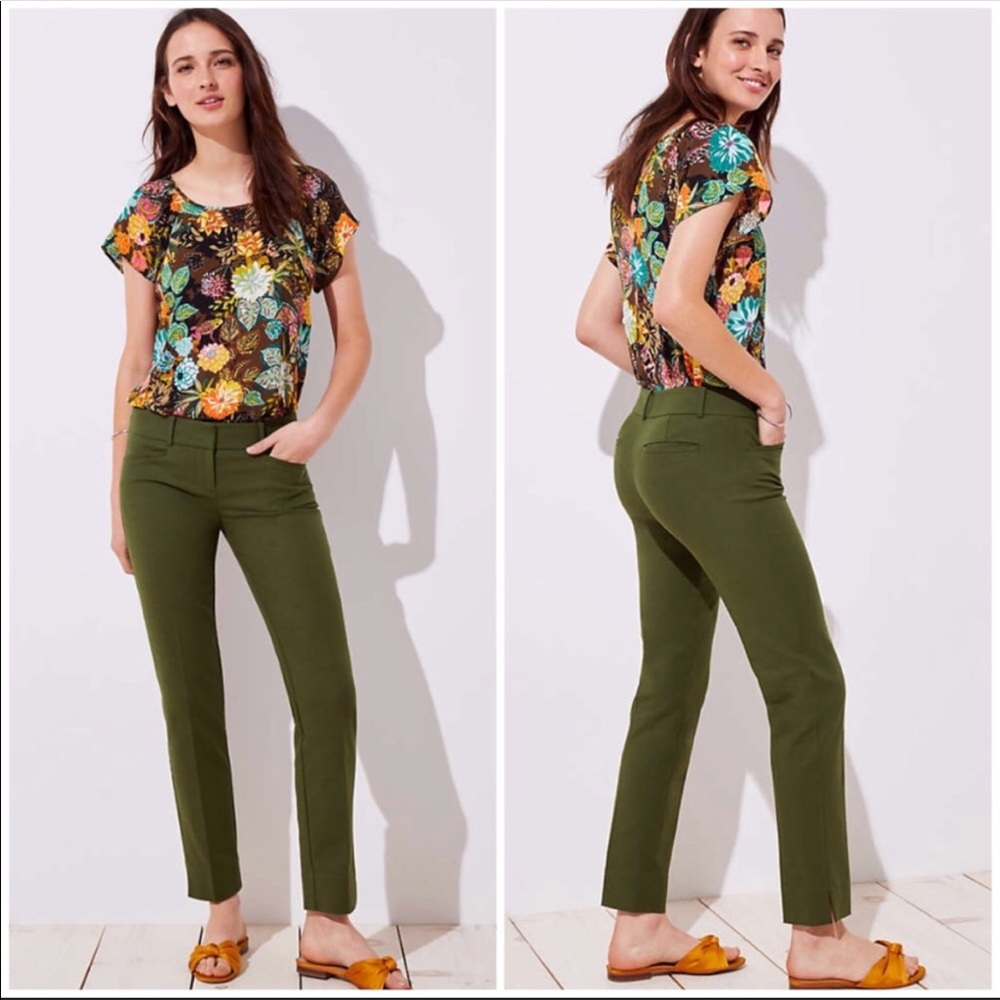 Olive green Riviera pants Marisa